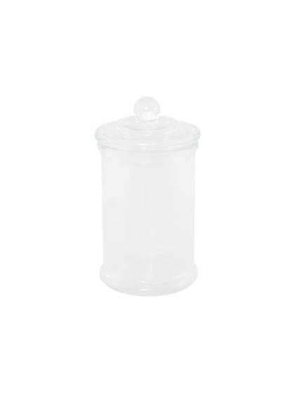 BONBONNIERE GLAS MIT DECKEL 300ML 7.8CM X 14.6CM