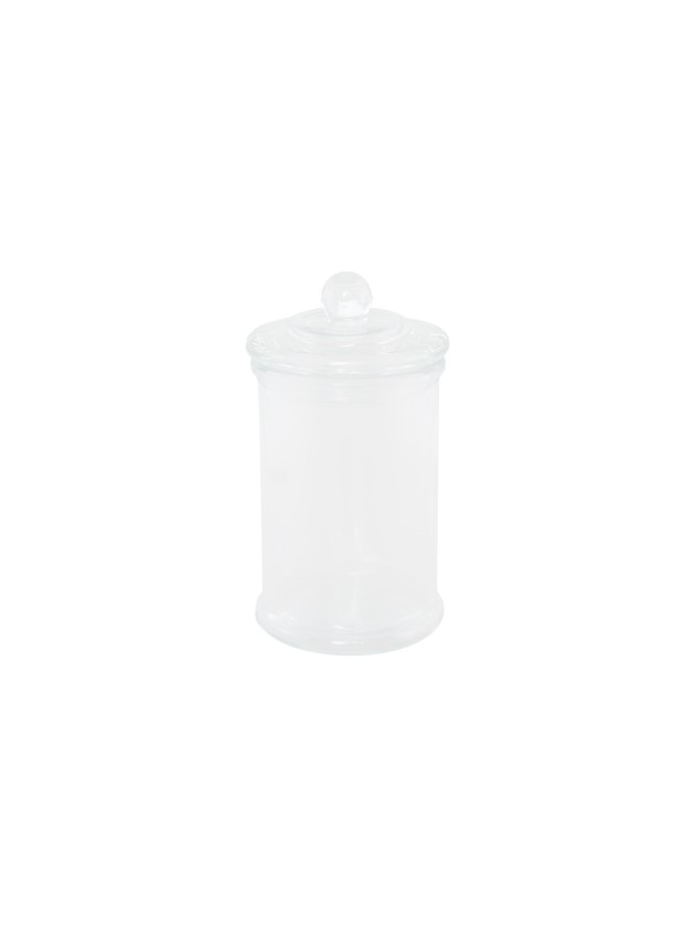 BONBONNIERE GLAS MIT DECKEL 135ML 6CM X 11.7CM