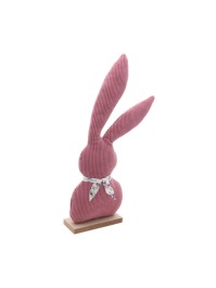 HASE GROSSE OHREN VELVET LIBERTY-STOFF ALT ROSA 13CM X 5CM X 35CM