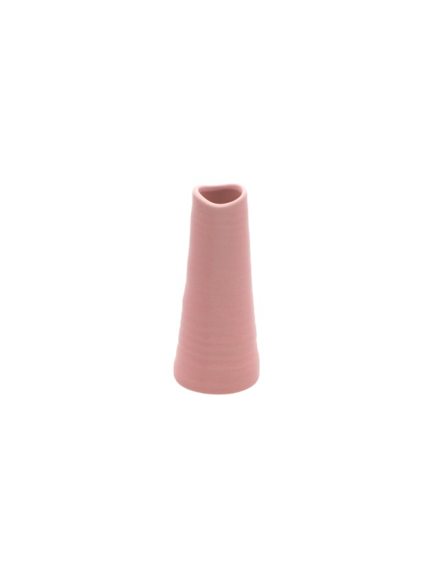VASE CERAMIQUE CATANE ROSE D\'AMBRE DIA 6CM X 14CM