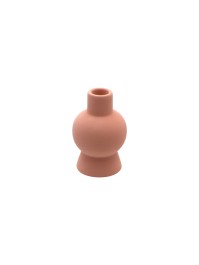 KERZENHALTER KERAMIK ASTI TERRACOTTA DIA 8CM X 12.2CM