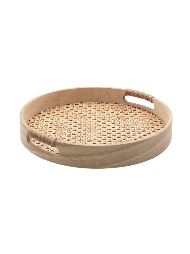 PLATEAU ROND CANNAGE DIA 30CM X 4.5CM