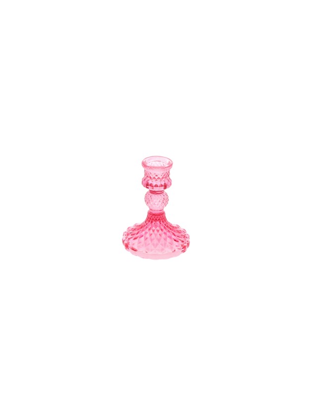 RASPBERRY CANDLE HOLDER DIA 8CM X 10.5CM