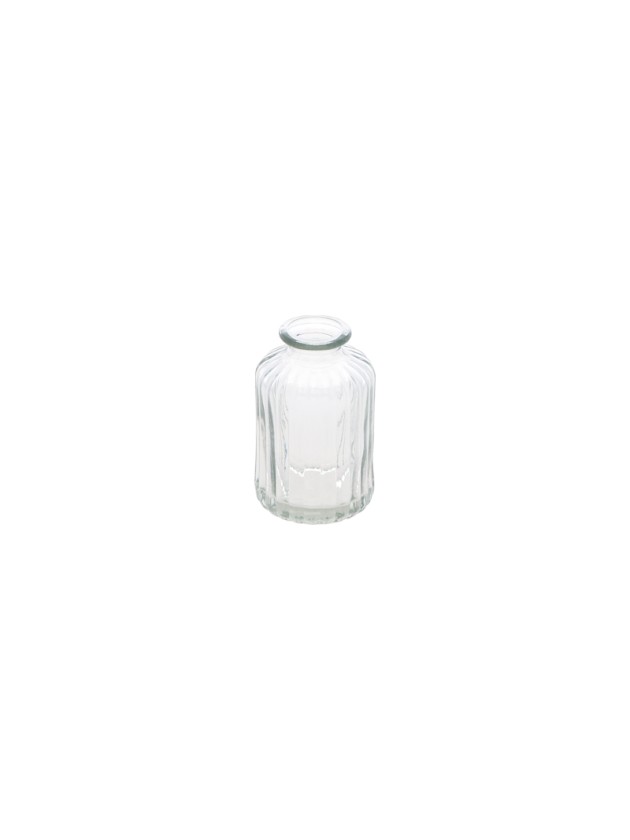 CLEAR VASE DIA 6.2CM X 10CM