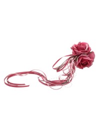 BLUMENSTRAUSS 3 ROSA FUCHSIA 16CM X 10CM X 70CM