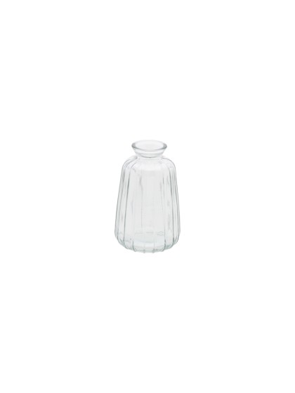 VASE GLAS VERONE TRANSPARENT DIA 7CM X 11CM
