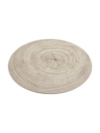 TISCHSET HOLZ BEDRUCKT STAMM D\'BAUM HELL DIA 38CM