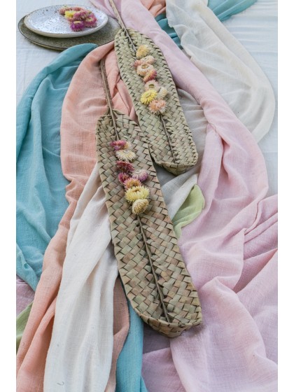 BLATT DATTIER TRESSEE SECHEE 8CM X 100CM