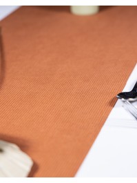 BLUE HAZE VELVET TABLE RUNNER 28CM X 3M