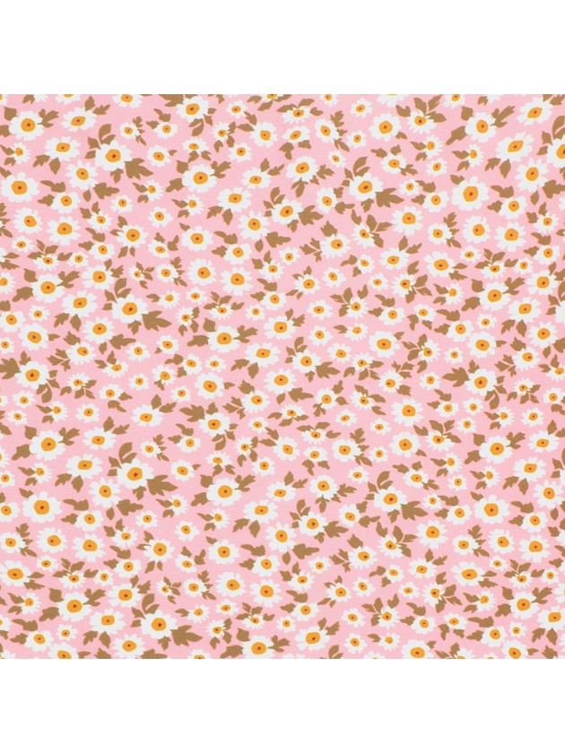 TISCHLÄUFER STOFF MARGERITE ROSA 28CM X 3M