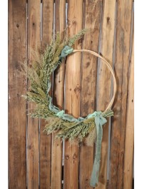 SET 2 ANNEAUX RATTAN SUSP CA. DIA 50CM X 1.5CM/ DIA 45CM X 1.5CM