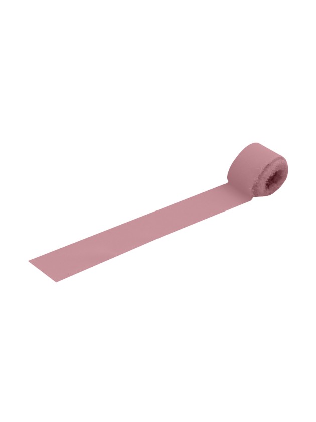 RUBAN TOUCHE DE VENT ROSE D\'AMBRE 4CM X 5M