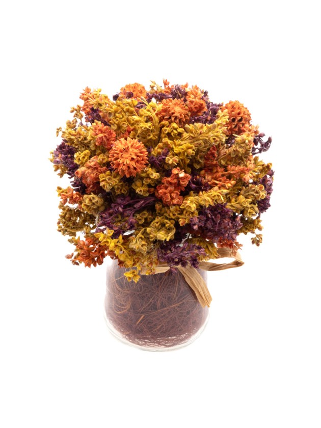 MINI VASE HERBST TRANSPARENT DIA 11CM X 14CM