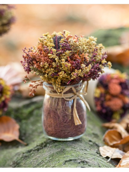 MINI VASE HERBST TRANSPARENT DIA 11CM X 14CM