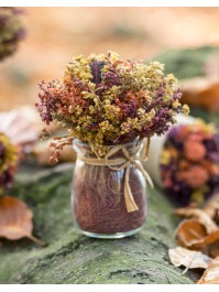 MINI VASE HERBST TRANSPARENT DIA 11CM X 14CM