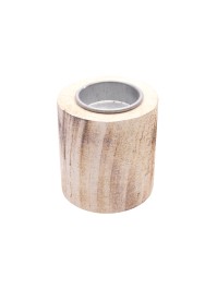 KERZENHALTER HOLZSTAMM BLANCHI DIA 7.5CM X 8CM