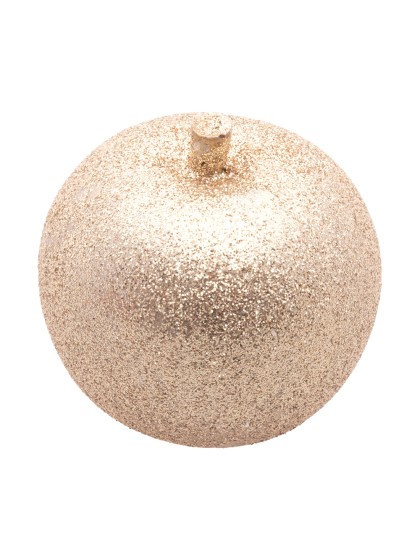 POMME DE NOEL OR PAILLETTE DIA 6CM X 6CM