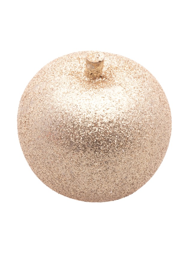 POMME DE NOEL OR PAILLETTE DIA 6CM X 6CM