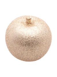 APFEL AUS WEIHNACHTEN GOLD PAILLETTE DIA 6CM X 6CM