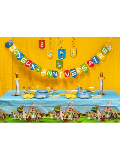 RECYCLED PAPER TABLECLOTH 40GSM ASTERIX® 136CM X 228CM