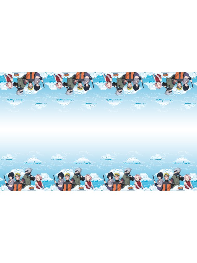 TISCHDECKE PAPIER RECYCLABLE 40GSM NARUTO SHIPPUDEN © 136CM X 228CM
