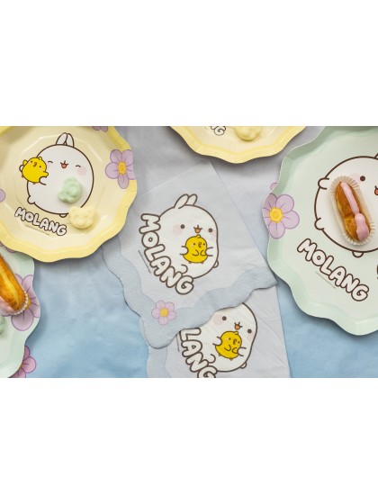 PACK 20 PAPER NAPKINS 3 PLYS MOLANG © 33CM X 33CM