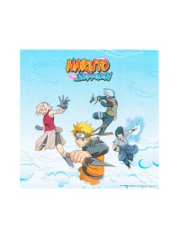 20 SERVIETTES PAPIER 3 PLIS NARUTO SHIPPUDEN © 33CM X 33CM
