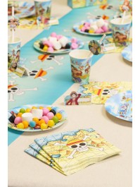 20 SERVIETTEN PAPIER 3 FALETEN ONE PIECE © 33CM X 33CM