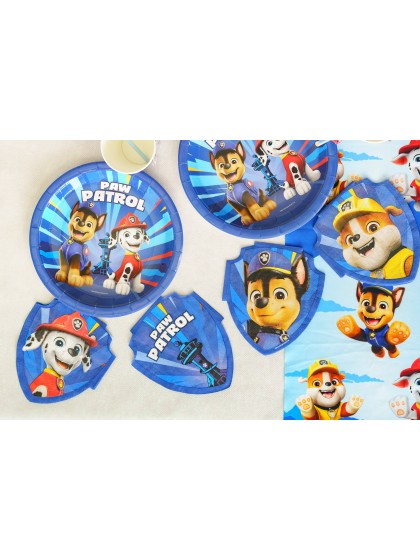 20 SERVIETTEN PAPIER 3 FALETEN PAW PATROL © 28CM X 32CM