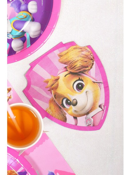 20 SERVIETTEN PAPIER 3 FALETEN PAW PATROL © 28CM X 32CM
