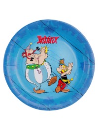 8 ASSIETTES PLASTIC FREE ASTERIX® 23CM