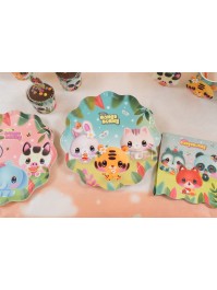 8 ASSIETTES PLASTIC FREE 2 ASS BANGOBERRY © 23CM