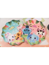 8 ASSIETTES PLASTIC FREE 2 ASS BANGOBERRY © 23CM