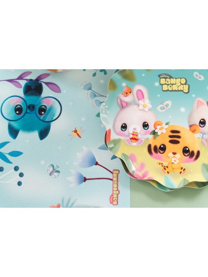 8 ASSIETTES PLASTIC FREE 2 ASS BANGOBERRY © 23CM