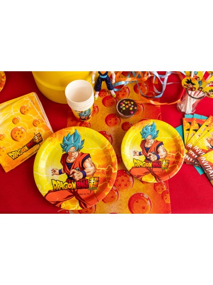 8 TELLER PLASTIC FREE DRAGON BALL SUPER © 23CM