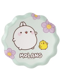 8 ASSIETTES PLASTIC FREE MOLANG © 23CM