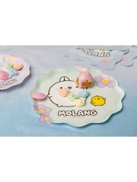 8 PLATES PLASTIC FREE MOLANG ©  23CM