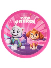 8 PLATES PLASTIC FREE PAW PATROL © 23CM