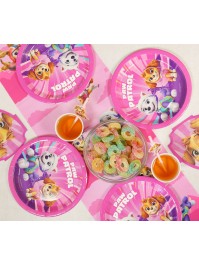 8 PLATES PLASTIC FREE PAW PATROL © 23CM