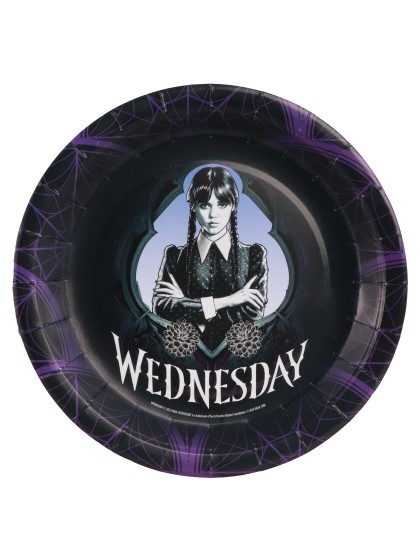 8 ASSIETTES PLASTIC FREE MERCREDI - WEDNESDAY © 23CM