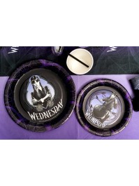 8 ASSIETTES PLASTIC FREE MERCREDI - WEDNESDAY © 23CM