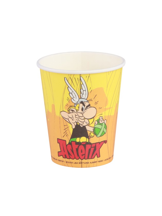 8 BECHER 250ML PLASTIC FREE ASTERIX® DIA 5.2CM X 8.8CM / DIA HAUT 7.5CM