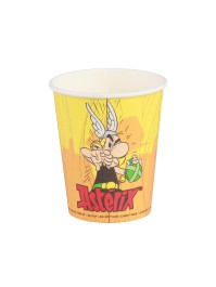 8 BECHER 250ML PLASTIC FREE ASTERIX® DIA 5.2CM X 8.8CM / DIA HAUT 7.5CM