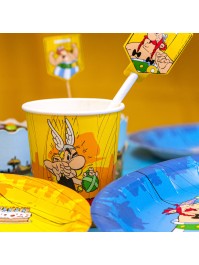 8 CUPS 250ML PLASTIC FREE ASTERIX® DIA 5.2CM X 8.8CM HT/ DIA TOP 7.5CM