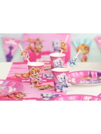 8 CUPS 3D 250ML PLASTIC FREE PAW PATROL © DIA 5.2CM X 8.8CM / DIA TOP 7.5CM