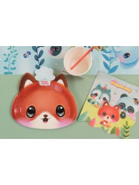 8 ASSIETTES PLASTIC FREE FUZZY FOX BANGOBERRY © 18CM