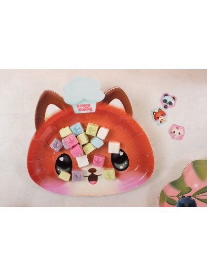 8 ASSIETTES PLASTIC FREE FUZZY FOX BANGOBERRY © 18CM