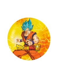8 ASSIETTES PLASTIC FREE DRAGON BALL SUPER © 18CM