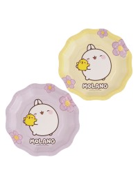 8 PLATES PLASTIC FREE 2 ASS MOLANG © 18CM