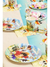 8 ASSIETTES PLASTIC FREE ONE PIECE © 18CM